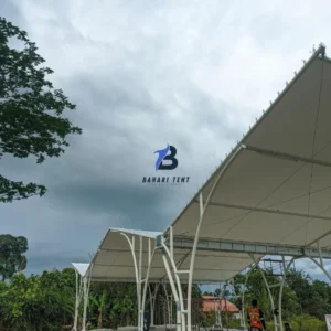 Project Kanopi membran parkiran kalimantan barat 2