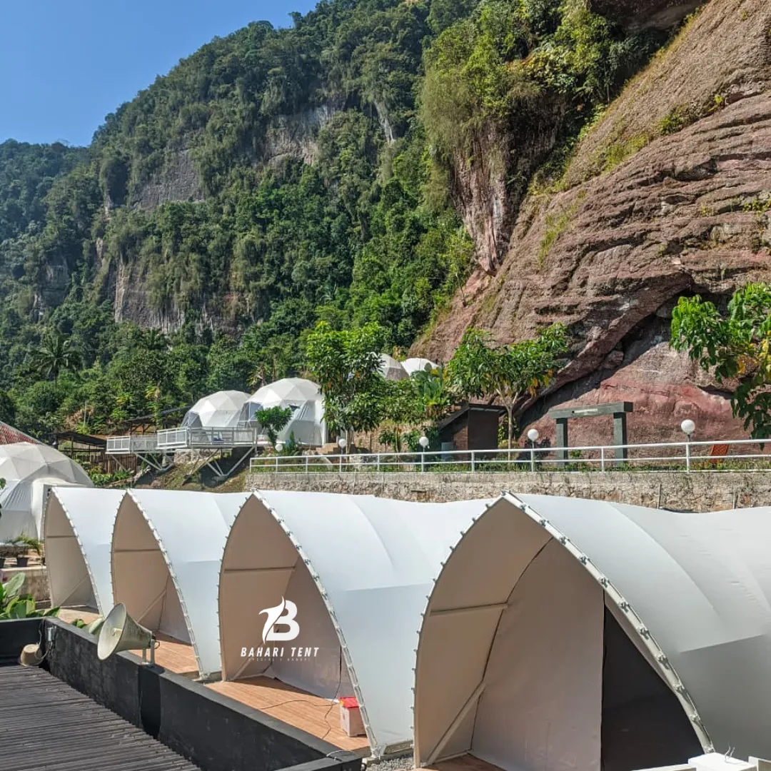 Proyek Tenda Glamping di Payakumbuh